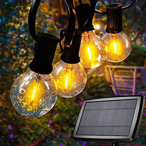 Lichterkette Außen,YINAMA 10 Birnen mit 1 Ersatzbirnen G40 Kugel Lichterketten Outdoor Garten Lichterketten Warmweiß Hinterhof Pendelleuchten Cover