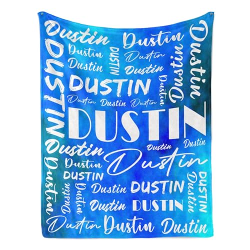 Name Blanket Personalized Name Blanket Customized Blanket with Name Text for Adult Kid Birthday Christmas Mothers Fathers Valentines Day Gift