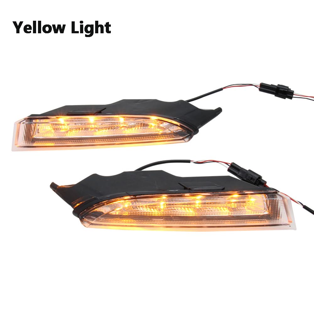 Riloer Car LED daytime Film Lights DRL, LED de coche luces duales DRL FIT para V * W SCIR*OCCO R 2010-2013