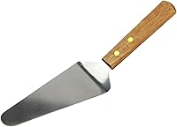 Chef Craft Select Stainless Steel Pie Server with Wood Handle, 9.25" - Rust-Resistant, Elegant for Pies & Cakes