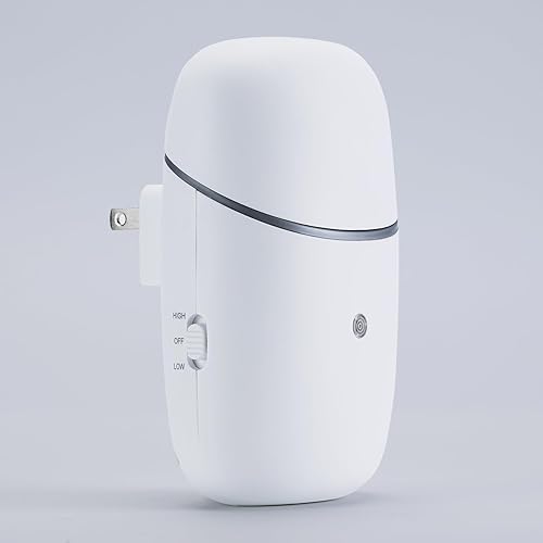 Difusor enchufable para aceites esenciales, difusor de aceite esencial sin agua, compatible con 0.3 onzas líquidas de aceite esencial 100% puro, no