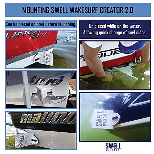 Image of SWELL Wakesurf Creator 2.0 Surfing Wavesurf Shaper - Wave Generator - Wake Gate - Surf Gate - Floating - Durable