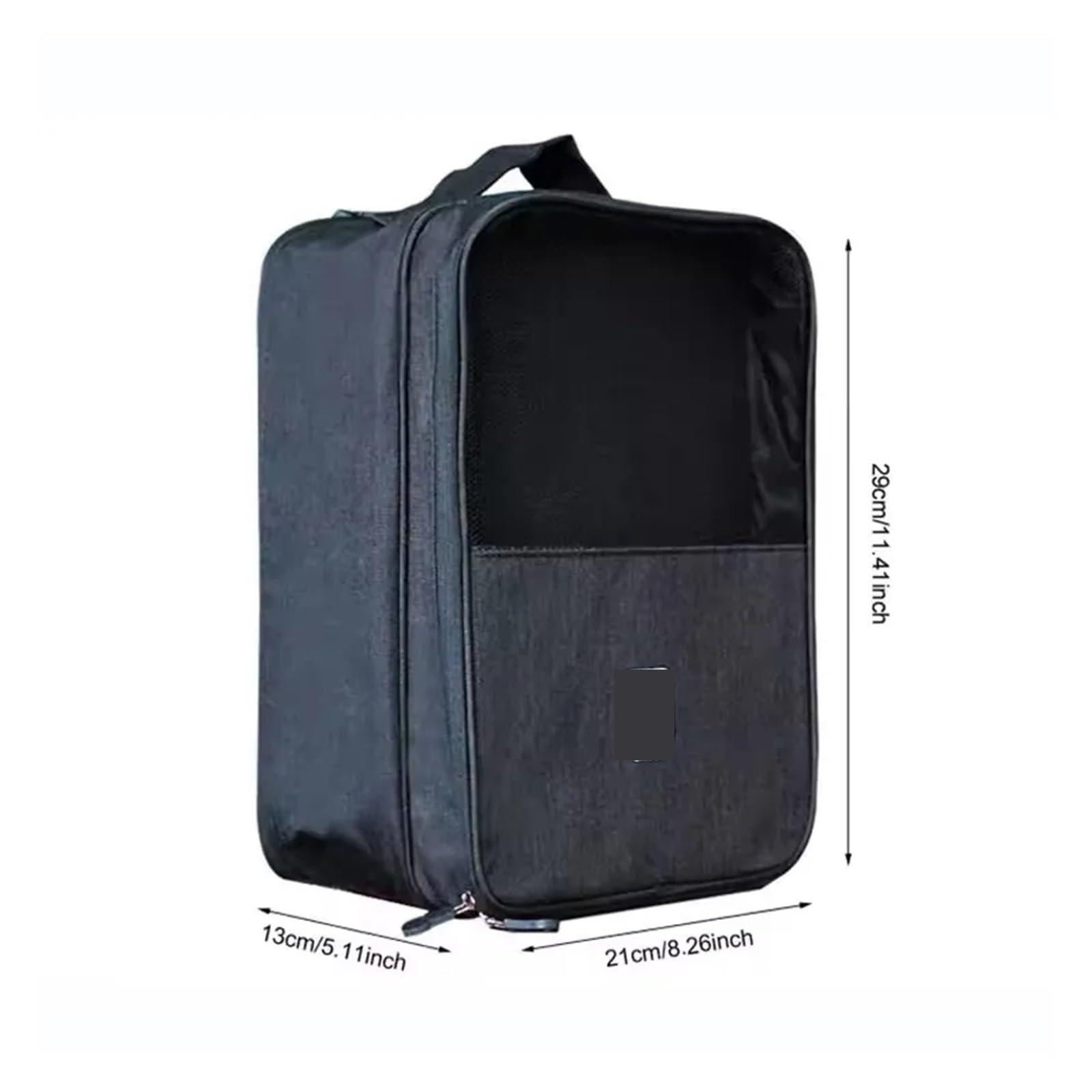 Tragbare Schuhtasche, Reise-Aufbewahrungstasche, Organizer, Gepäck, Kleidung, Make-up, Aufbewahrung, Koffer, Reise-Schuh-Aufbewahrungstasche, Sortiertasche(Black)