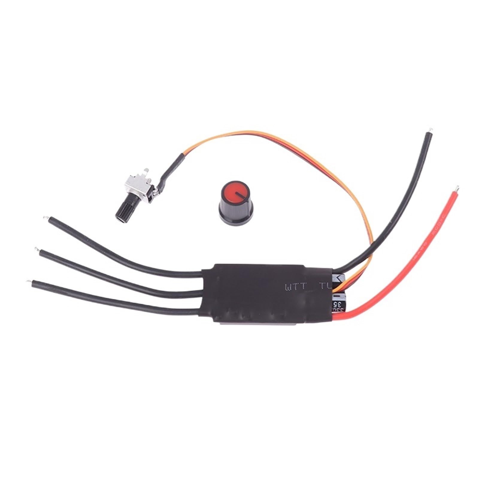 Trójfazowy bezszczotkowy sterownik silnika DC 6,5 V-27V BLDC, regulator prędkości z potencjometrem