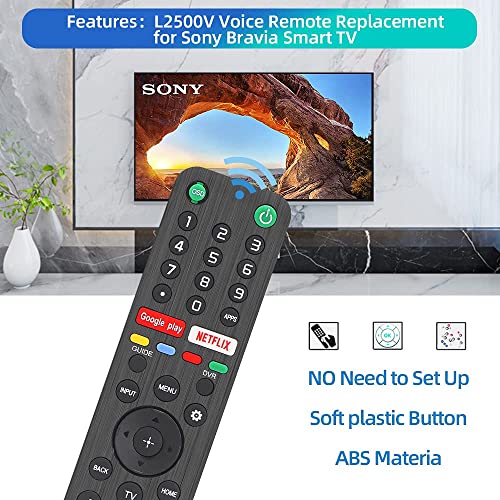 Image of EHOP Universal Replacement Remote Control SN-6 Compatible for All Sony Bravia Smart TV-HDTV 3D LCD LED OLED UHD 4K HDR TVs, with Learning Function