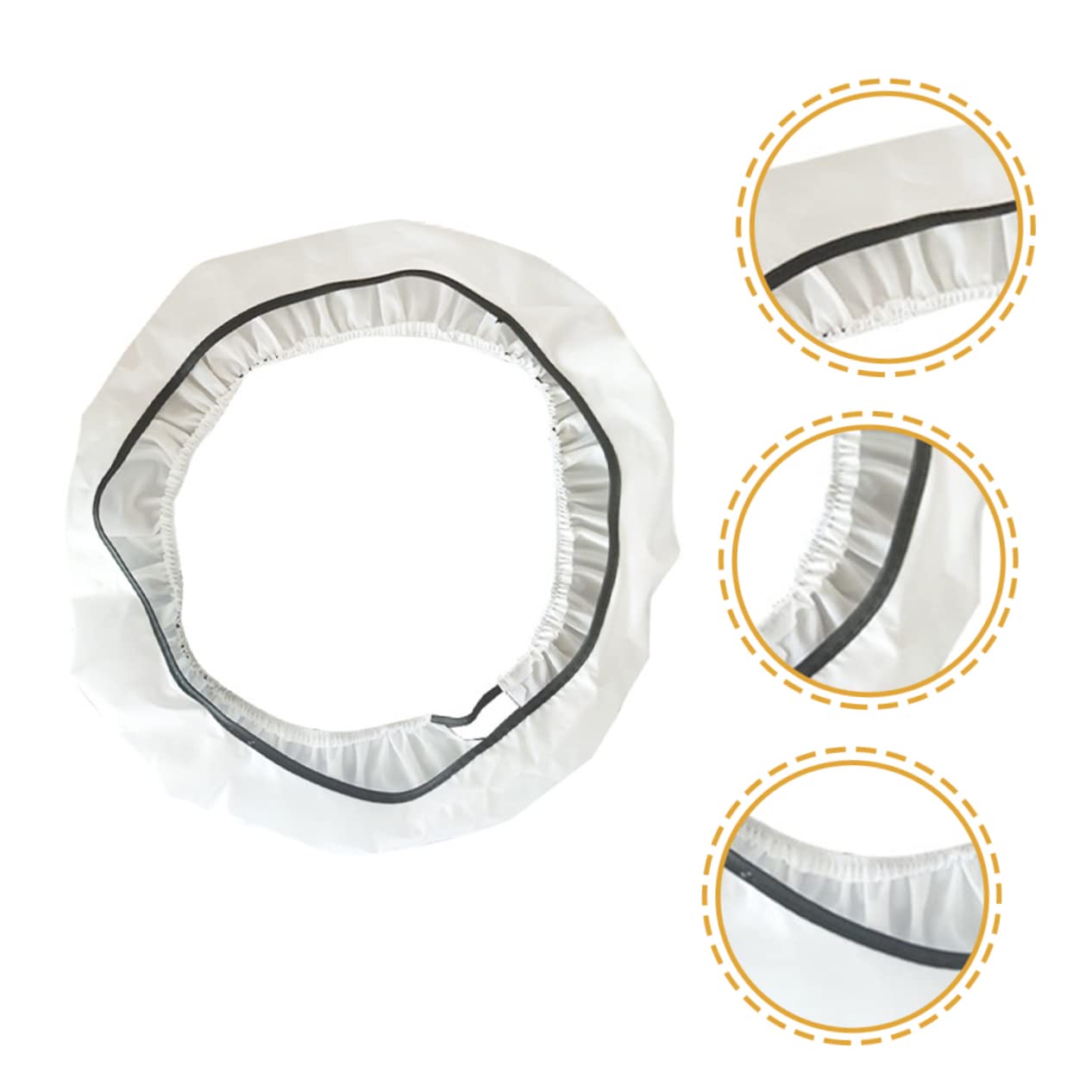 BRIGHTFUFU 18 Ring Light Diffuser Drawstring Soft Photography Reflector Lighting Accessory for Beauty and Product Photography