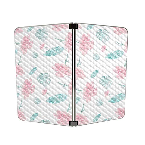 Image of MIGHTY SKINS MightySkins Carbon Fiber Skin for Microsoft Surface Duo - Paper Flowers | Protective, Durable Textured Carbon Fiber Finish | Easy to Apply | Made in The USA