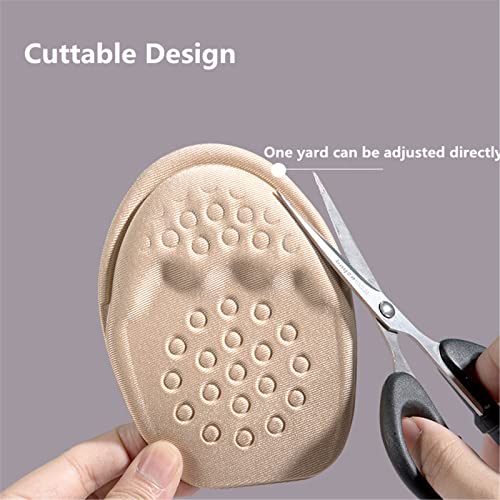 4 pares de rellenos ajustables para dedos con plantilla acolchada miniatura 7