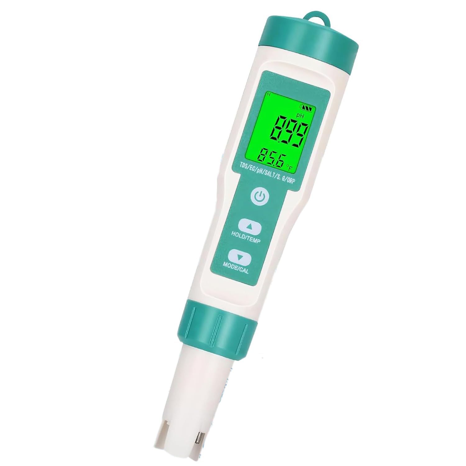 Medidor De Calidad del Agua TDS, 7 En 1 PH TDS Temperatura EC Salinidad SG ORP Medición, Garantiza Una Calidad del Agua Saludable, Pantalla LCD con Retroiluminación, para Piscinas