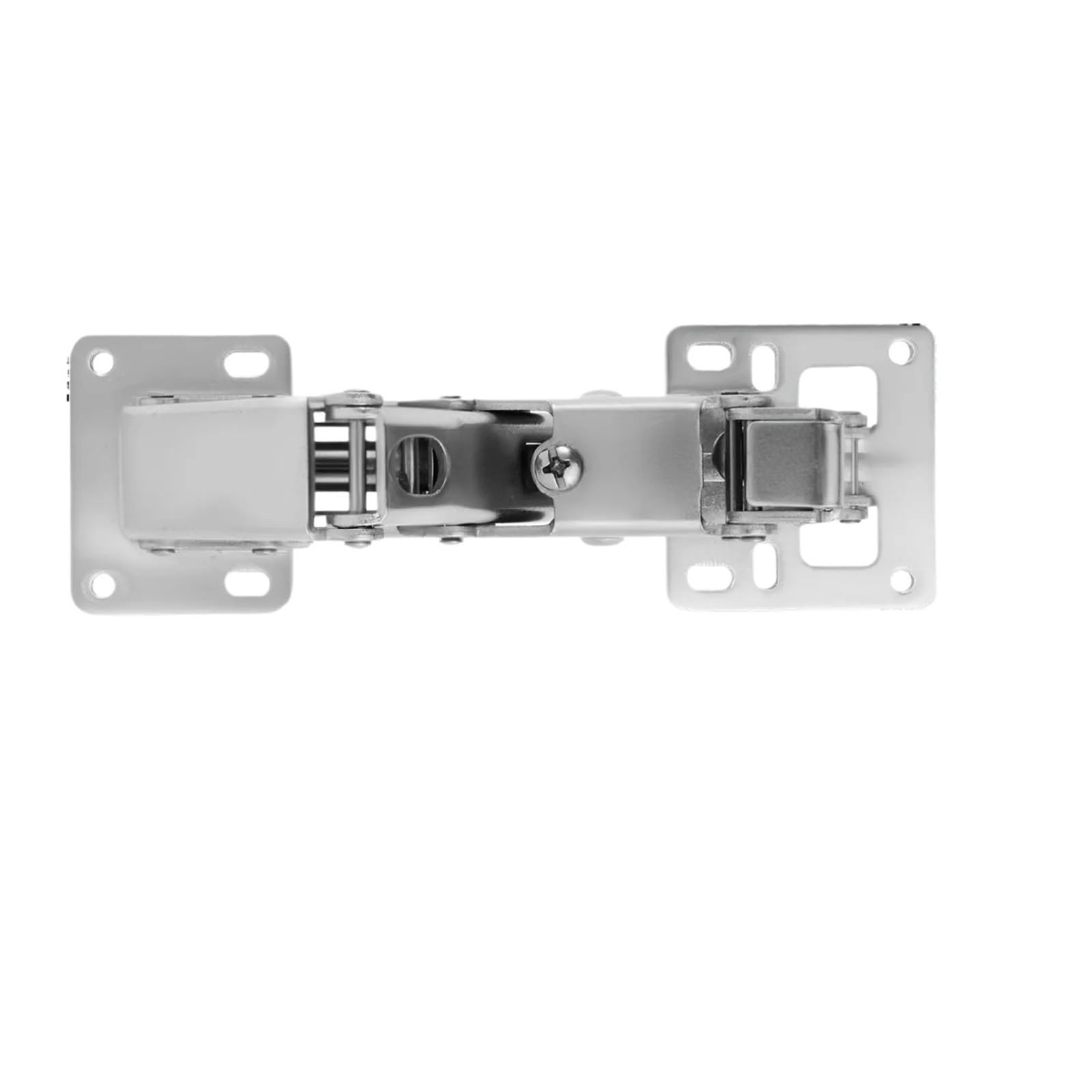 Kdhcvkz 4Pcs One Set 4Pcs Cold Rolled Steel 170 Degree Hinge With Fixing Screws Cabinet Door Hinge