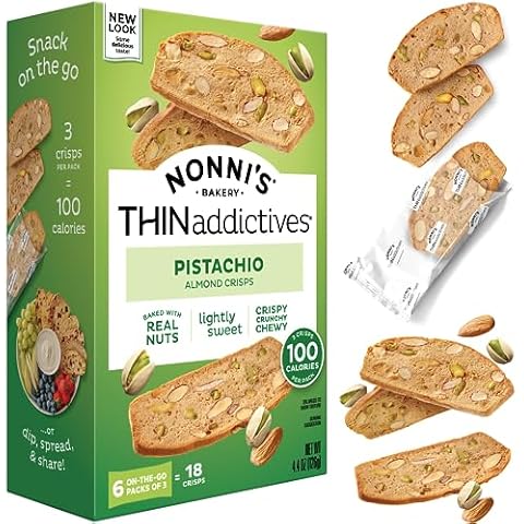 Nonni's Pistachio Almond Thins Cover