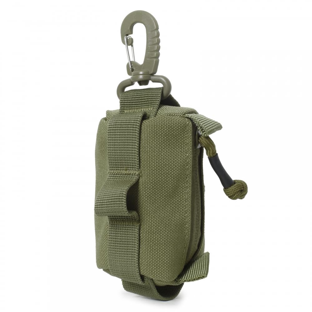 Pochette grenade fumigène aspect usé (Olive Drab