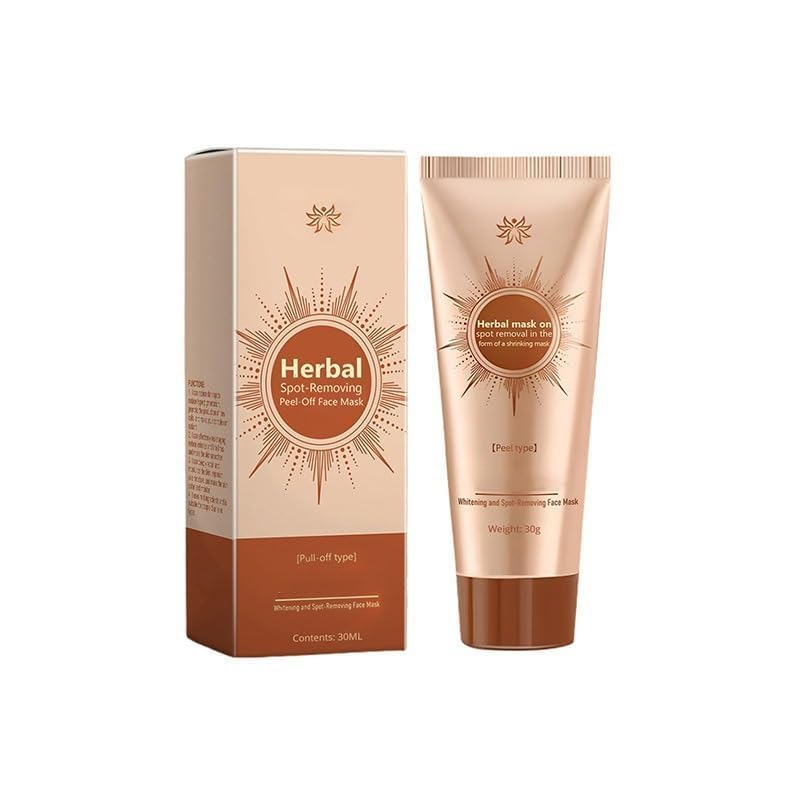 Mascarilla Facial Peel-Off Herbal para Manchas, Mascarilla Exfoliante, Nutrición Profunda y Reducción de Poros, Apto para Todo Tipo de Piel