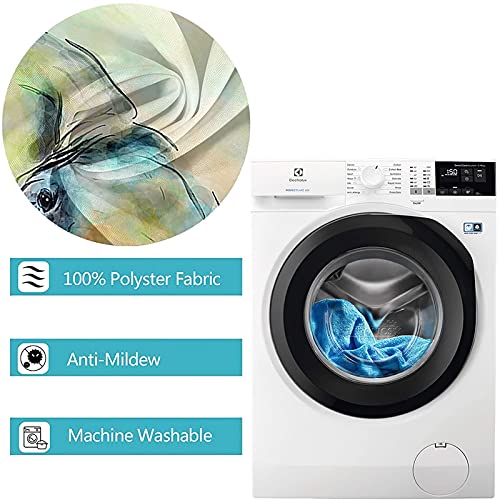 Rideau de douche anti moisissure 180x180 en polyester lavable