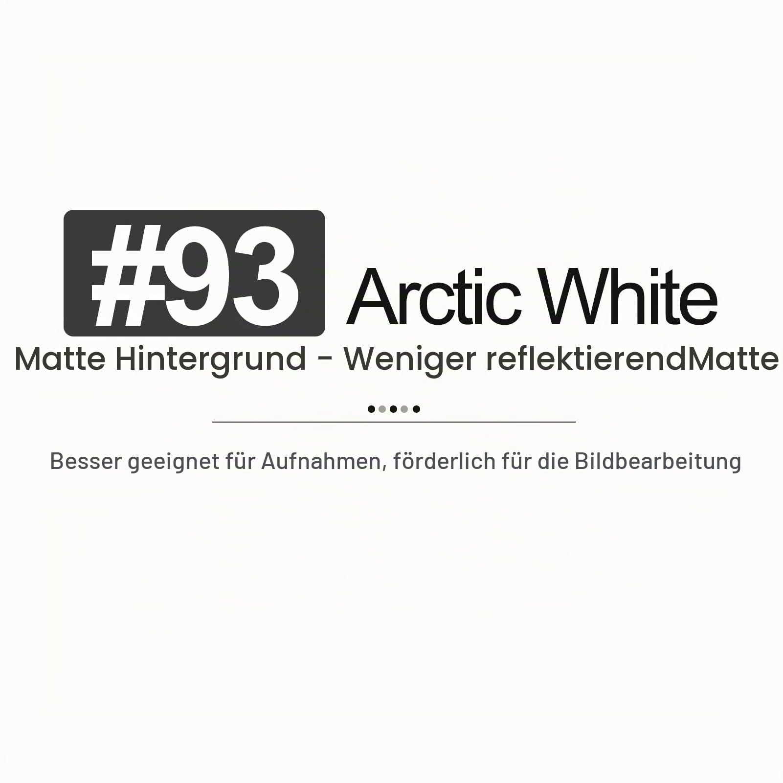EMART Fotohintergrund Papier Weiße 1,3x4,9m Papierrolle Hintergrund