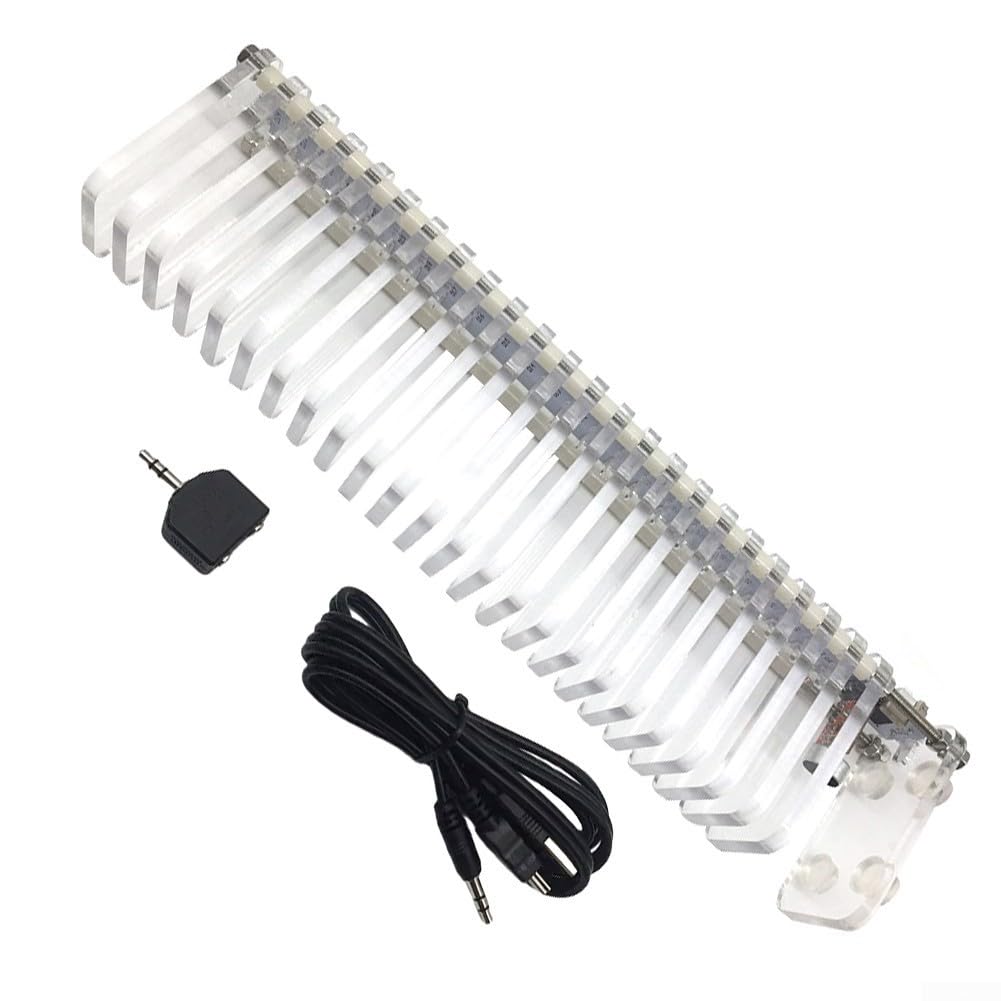 Kit analizador de espectro KS25 para audio con pantalla VU de vidrio orgánico