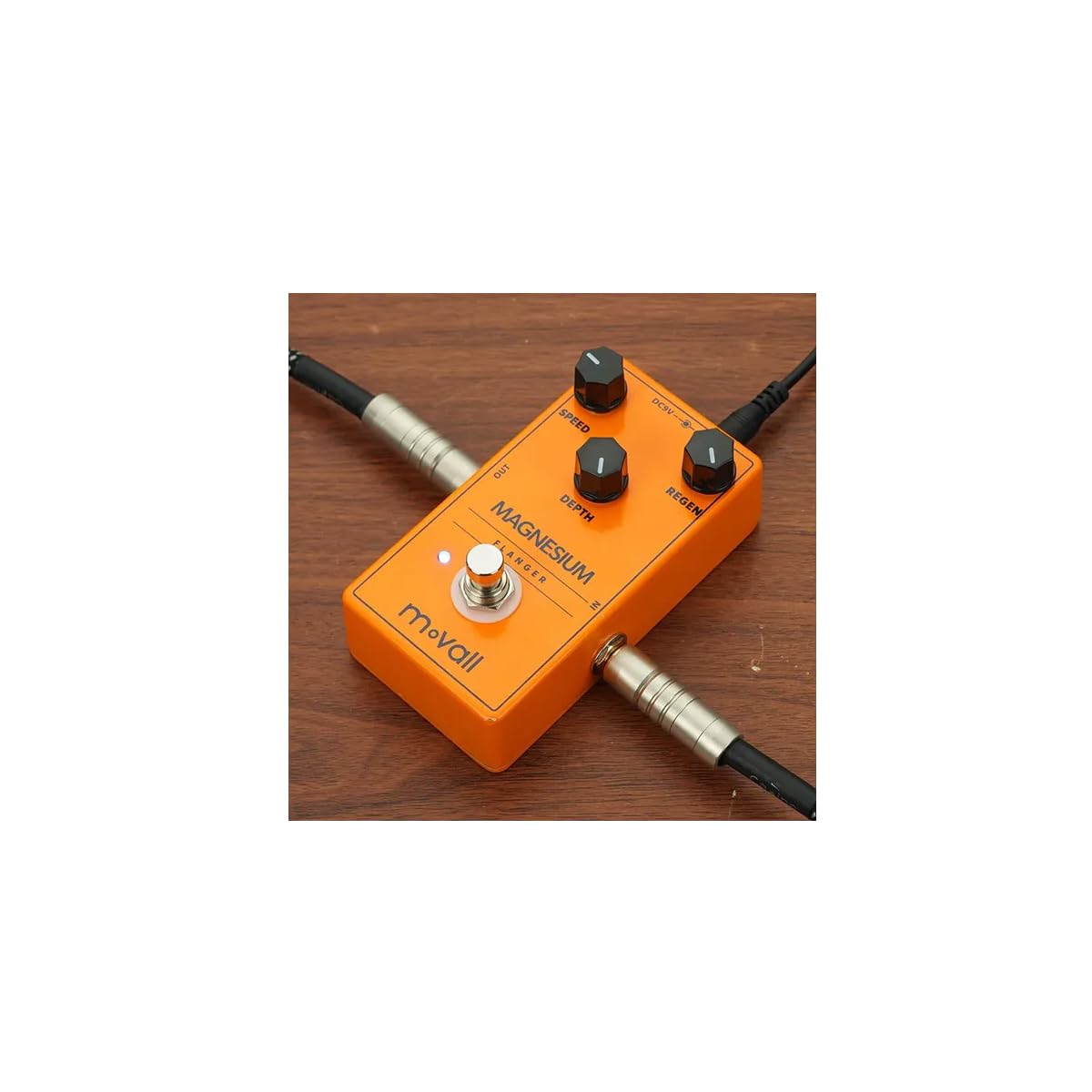 Pedale per chitarra Movall MP-108 Magnesium Flanger - Modulazione dinamica, compatto, True Bypass