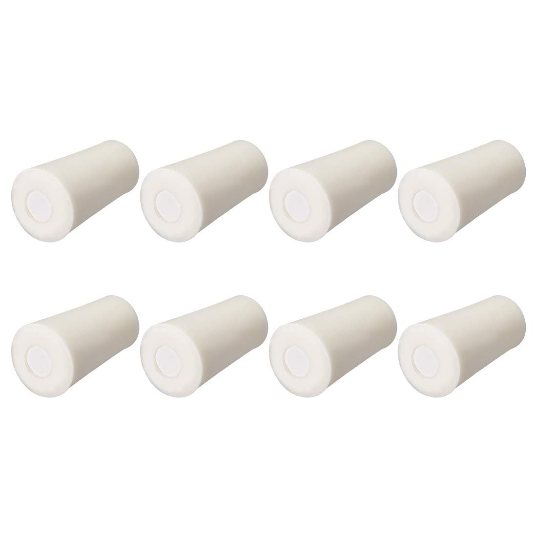XYWHPGV Beige 19-27 mm Pierced Silicone Cap for Vial Test Tube Cap 8 Pieces (4e6ae 2dc7d c4a38 87eb9 873c8 e1ecf