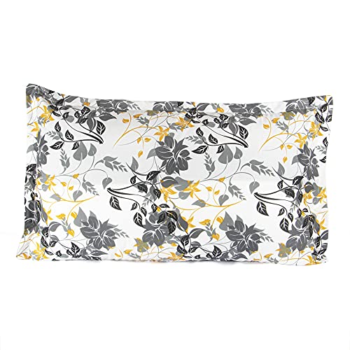 Image of Wakefit 100% Cotton Pillow Cover Set of 2 | 144 TC Soft & Breathable Pillow Cases | Standard Size 18 x 27 Inch | Skin Friendly, Durable Stitching & Gentle Machine Washable | Autumn Sunset