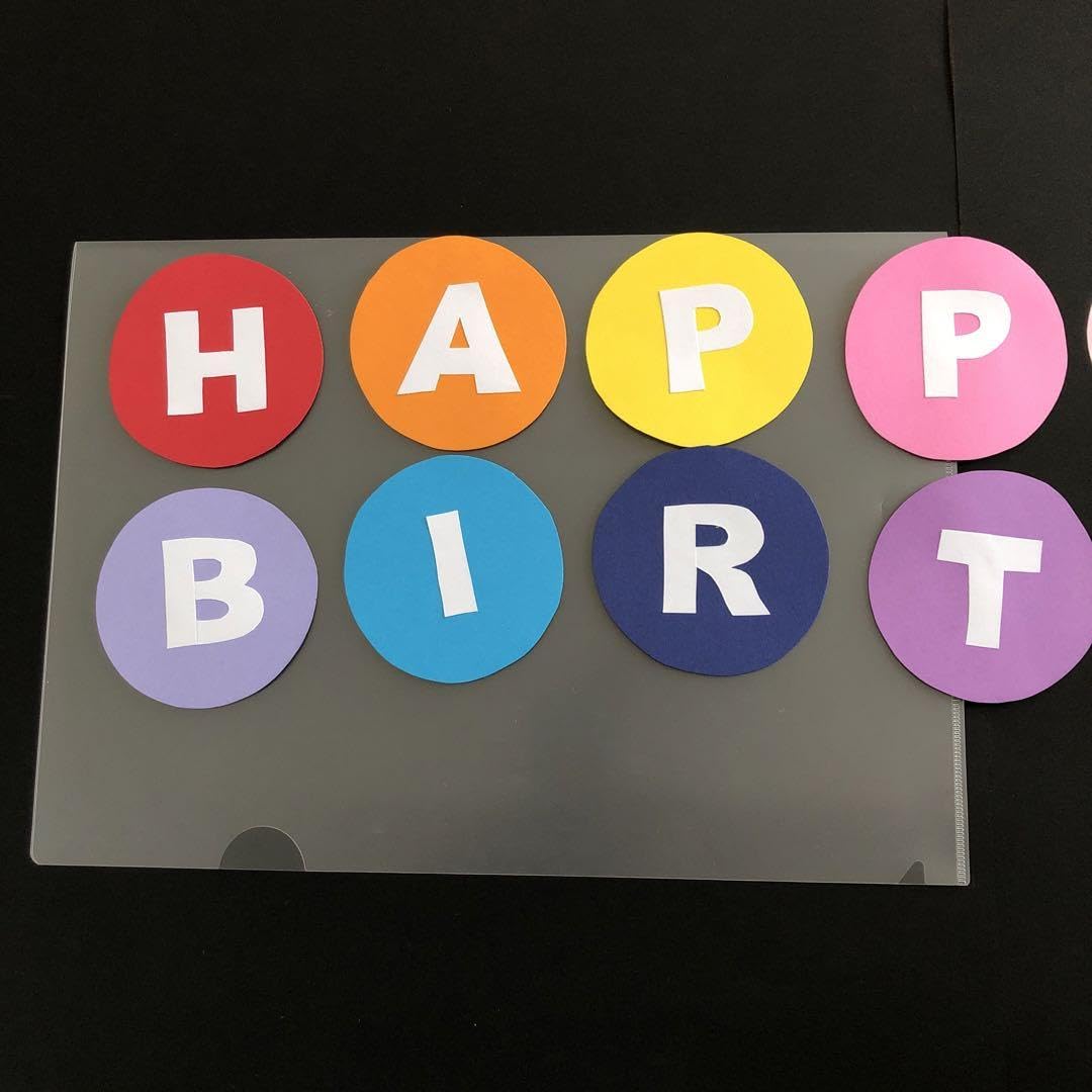 Amazon.co.jp: 文字壁面 HAPPY BIRTHDAY ハッピーバースデー お誕生日