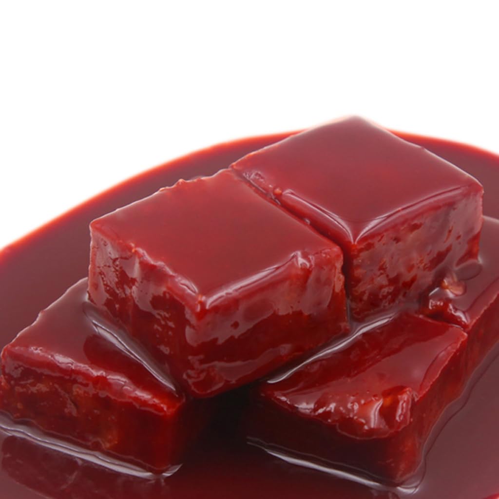 Red Fermented bean curd, Healthy, Convenient for Hot Pot, Stir-fry, Noodles, Porridge - 340g Glass Jar (11.99oz)