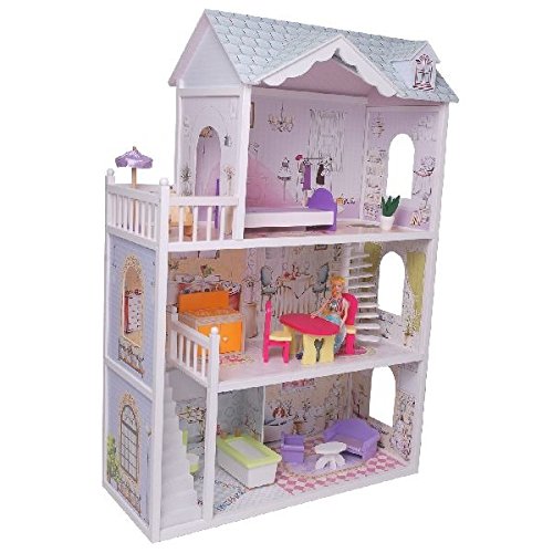 Melody Jane Set Cameretta Per Casa Delle Bambole In Legno - 5 Pezzi, Scala 1:12, Letto A Castello - 2
