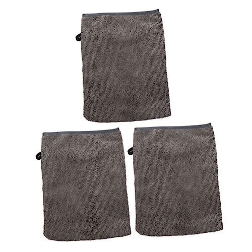 minkissy 3個洗顔用マイクロファイバークリーニングミット メイク落とし用手袋 毛ケア対応 ではないフェイスミット 家用スキンケアアイテム