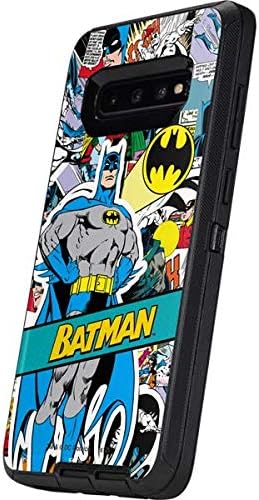 Skinit Decal Skin Compatible with OtterBox Defender Galaxy S10 Plus - Officially Licensed Warner Bros Batman Comic Book Design