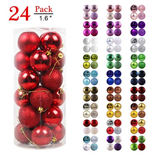 GameXcel Christmas Balls Ornaments for Xmas Tree - Shatterproof Christmas Tree Decorations Perfect
