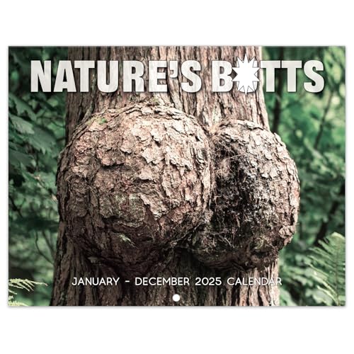 2025 Wall Calendar, Natures’s Butts – Funny Gag Gifts
