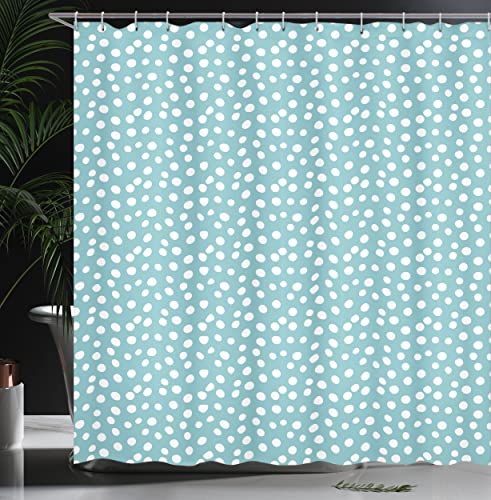 Ambesonne Retro Geometric Turquoise Shower Curtain #TOP14