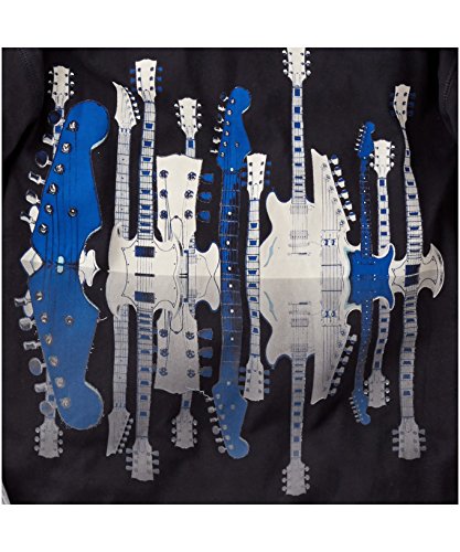 Joe Browns Guitar City Top Camiseta de Manga Larga, Negro (Black A), XX-Large para Hombre