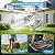 Ausic Portable Misting System for Outside Patio, Outdoor Water Cooling Mister with Battery Powered Pump (Max 8Hrs), 20L Bucket, 26FT Hose, Patio Misters for Tailgating, Pasture, Camping, Canopy, Sport