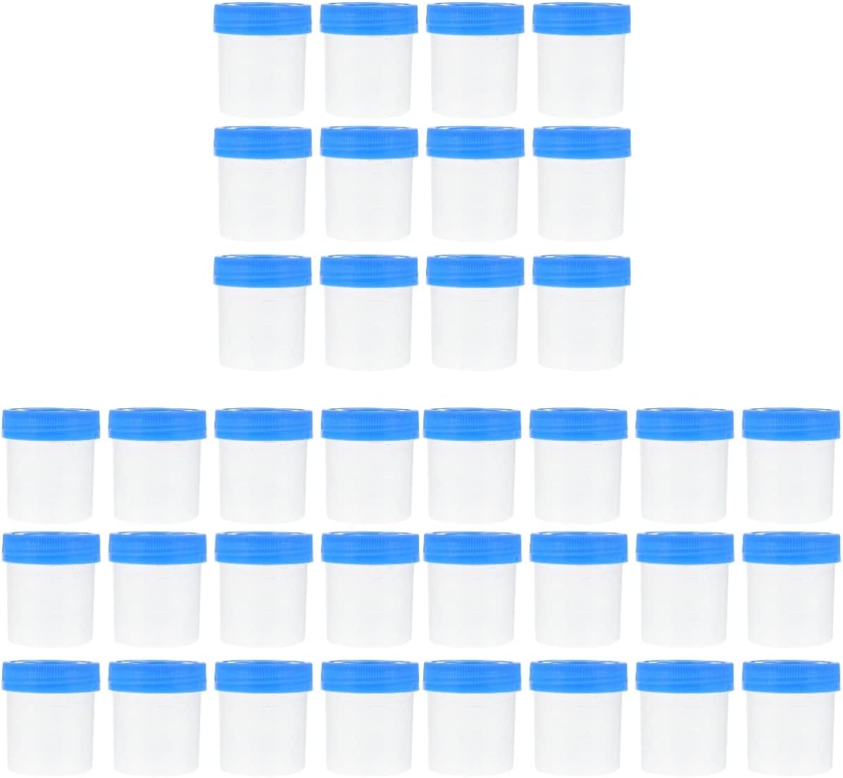 Measuring Specimen Cups, Fecal Sauce Cups with lids Medical
