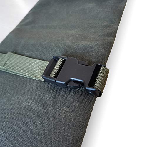 Ruibo Waterproof Waxed Canvas Chef’s Knife Roll Bag With 11 Slots For Kitchen Knife Tools Up To 18.8”/Portable Chef Knife Cases(Army Green) #TOP5