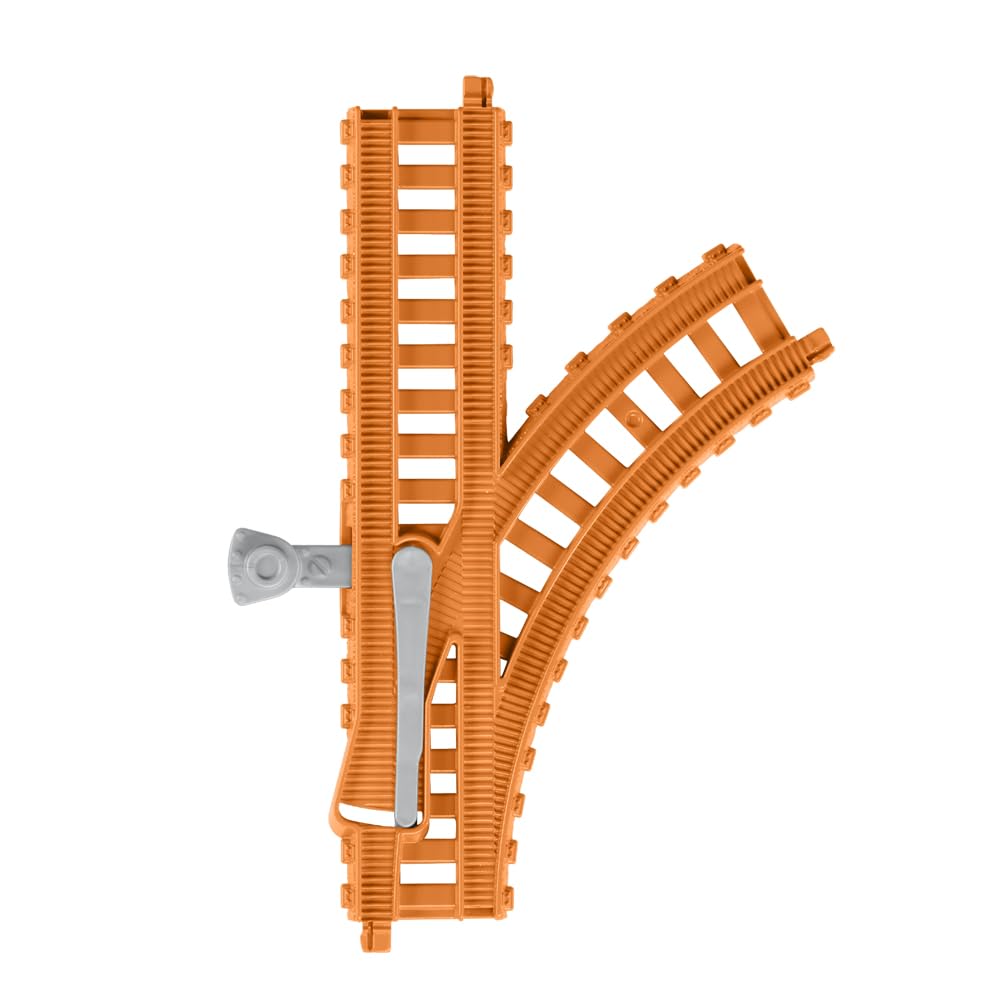 Replacement Part for and Trackmaster Builder Bucket FXX69 - Orange TR Right Turnout Track