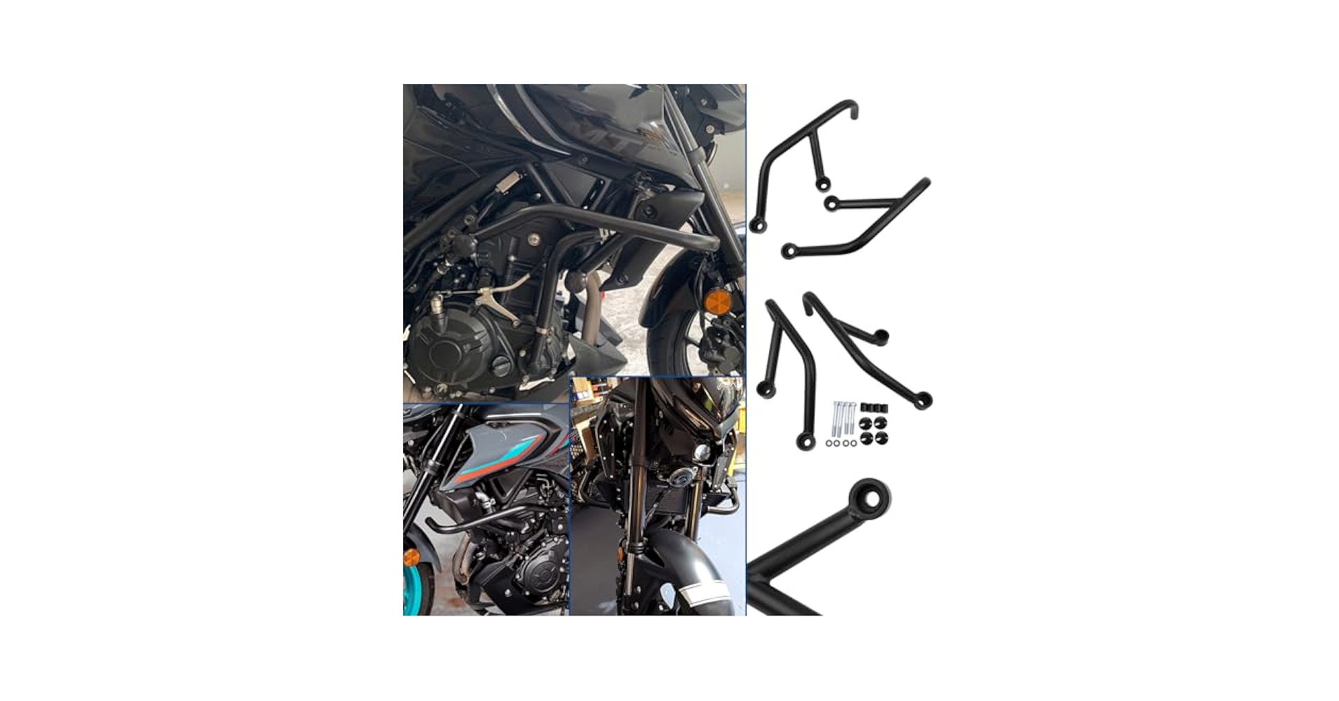 Amazon | TAZGANTAX オートバイ ハイウェイ クラッシュバー