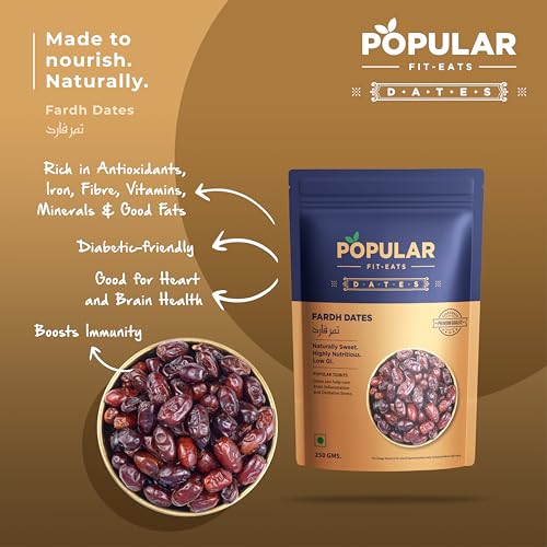 POPULAR FIT-EATS Fardh Dates, 250 gm POPULAR FIT-EATS Fardh Dates, 250 gm