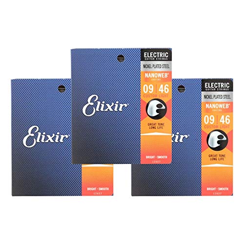 GNT[ ELIXIR 12027 NANOWEB Custom Light 09-46 GLM^[×3Zbg