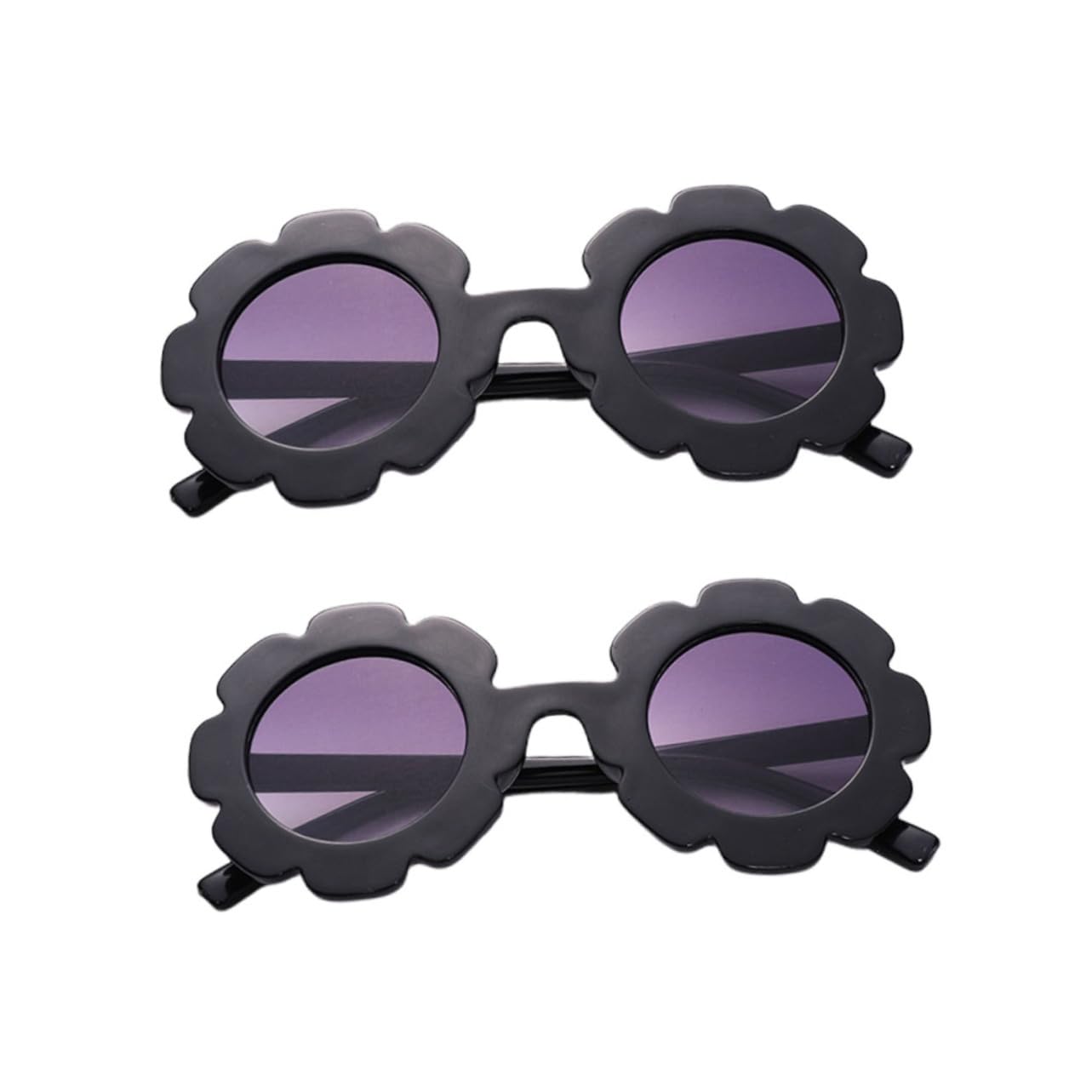 OFFSCH 2pcs Kids Sunglasses Sunflower Design Lightweight for Outdoor Activities