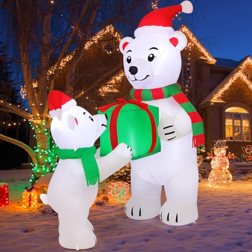 Adorable Bears Delivering Holiday Cheer