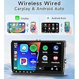 Android 14 Double Din Car Stereo for VW Golf MK6 2006-2013 with Wireless Carplay Android Auto 7" Car Radio Bluetooth Android Auto GPS Sat Nav WiFi FM Mirror Link AHD Backup Camera SWC 2+32G - Image 7