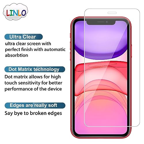 Image of Tempered Glass Screen Protector Compatible for Apple iPhone XR /Apple iPhone 11 with Full Screen Coverage; Except Edges and Easy Installation Kit(Transparent), Pack of 1