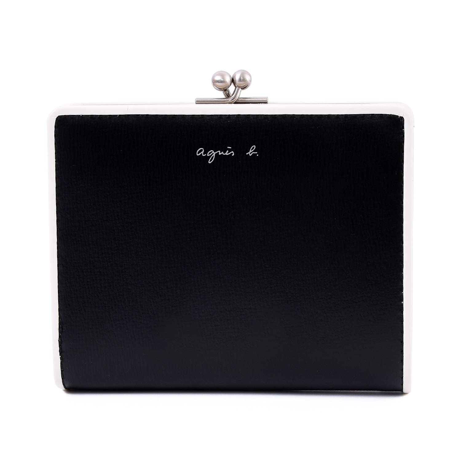agnes b.　アニエスベー　二つ折りがま口財布　新品未使用 アニエスベー agnes b 二つ折り がま口財布 グリーン - メルカリ