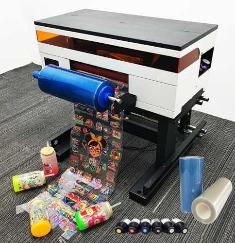 indhnx A3 UV Printer with Industrial-Grade DX7 printhead, roll-to-roll...