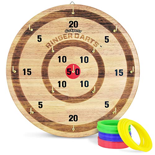 GoSports Ringer Darts Toss Game | Indoor Outdoor Hook Ring Toss Set