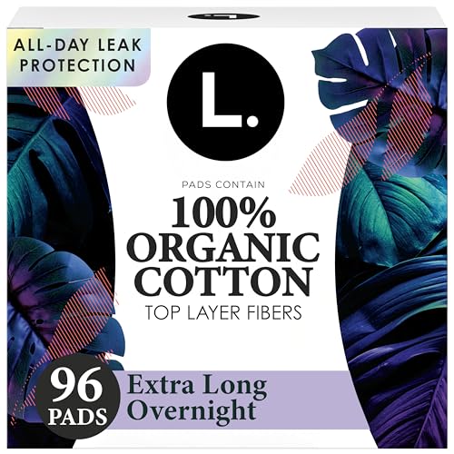 L. Ultra Thin Pads for Women, Overnight...