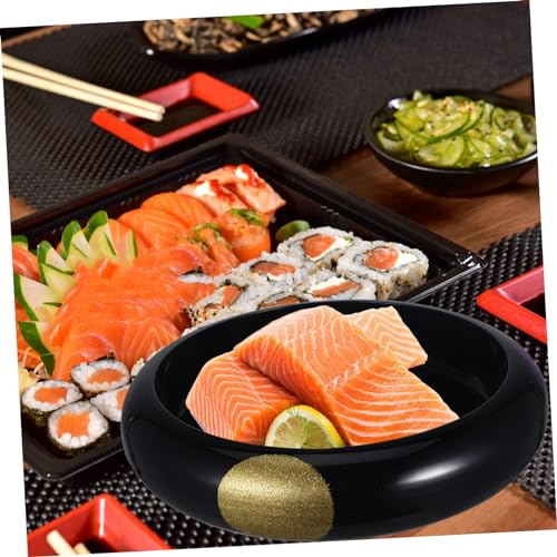Plato sushi reutilizable redondo de plástico LIFKOME miniatura 3