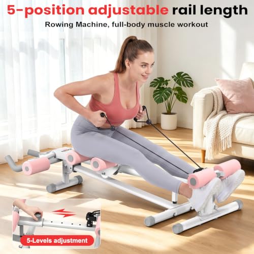 Image of RELIFE REBUILD YOUR LIFE AB Workout Machine Adjustable Ab Trainer Machine | Exercise Equipment for Home Gym Foldable Ab Cruncher Strength Training Equipment, Full Body Workout Equipment 440 LBS