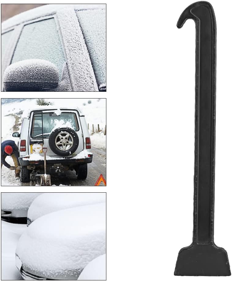 review plplaaoo Snow Shovel,Portable Emergency Snow Shovel,Practical Winter Snow Shovel for Car,Ice Scraper Shovel Snow Removal Tool,for Car Emergency Snow Removal,Camping, Hiking,12.6 x 2.8in